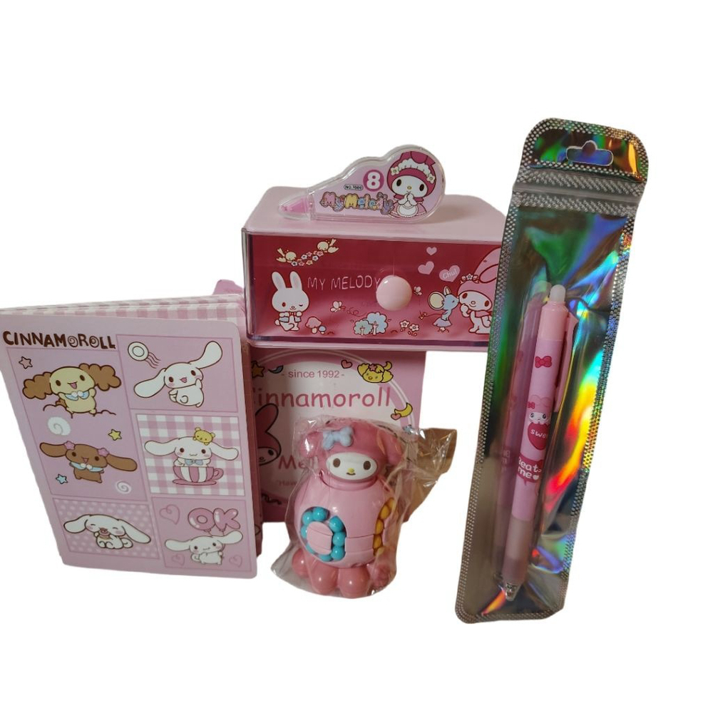 My Melody Pink Desk Gift Bundle – Drawer + Stationery Set – NWT - Picture 2 of 11
